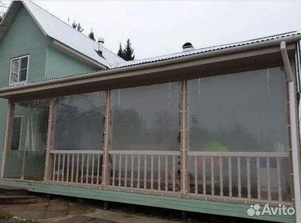 Мягкие окна пвх на террасу