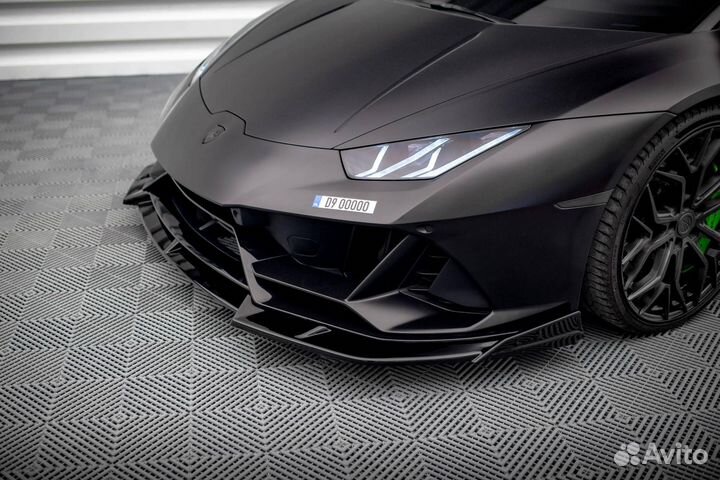 Карбоновый передний сплиттер Lamborghini Huracan