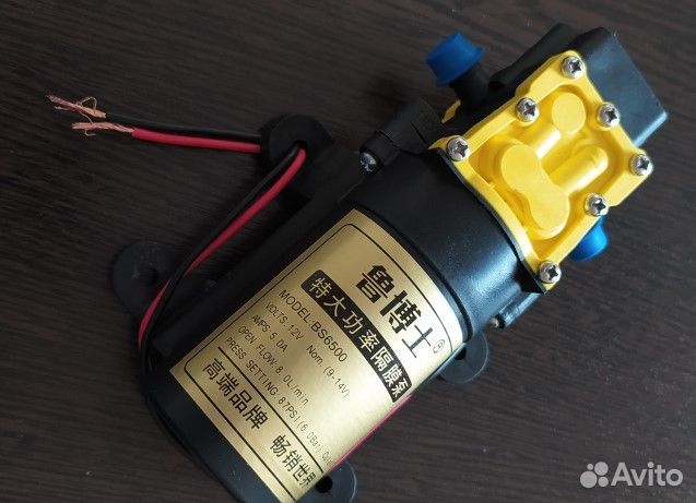 Водяной насос мембранный и центробежный с реле 12в