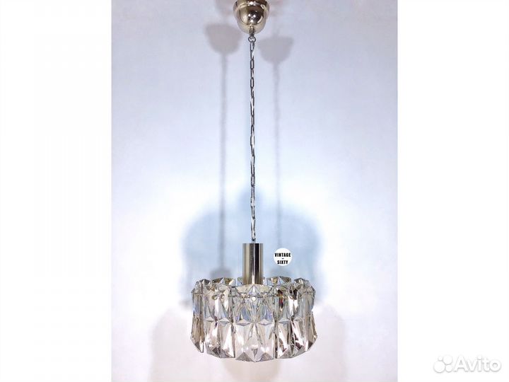 Светильник подвесной хрустальный редкий СССР