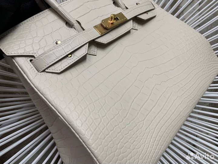 Сумка Hermes Birkin 30 молочный цвет