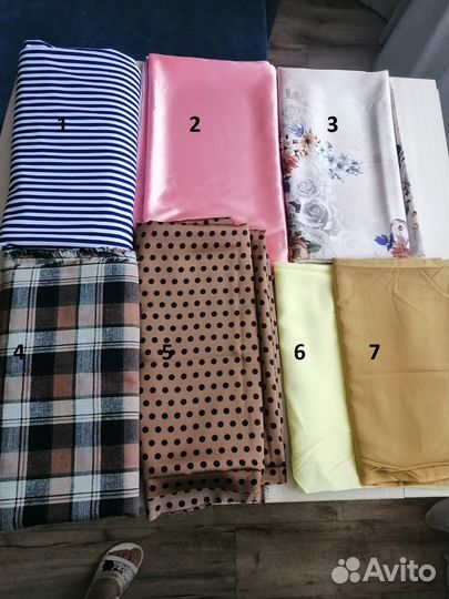 Ткань для шитья, отрезы