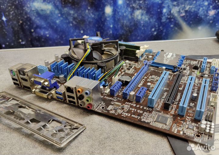 Материнская плата Asus P8H77-V CPU i5-3450