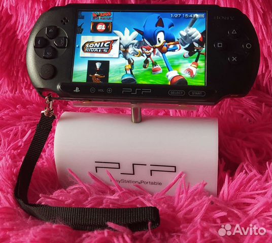 Sony PSP E1008 + 8 GB + Коробка + Комплект