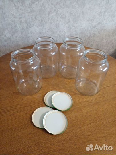 Банки стеклянные с широким горлышком