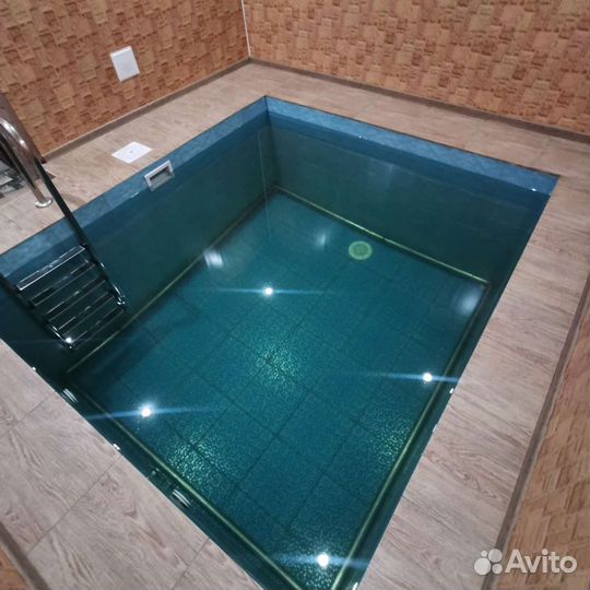 Баня сауна с бассейном