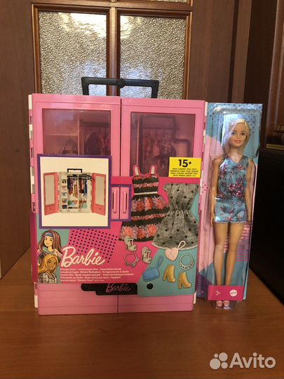 Кукла Барби со шкафом, куклы Disney Princess