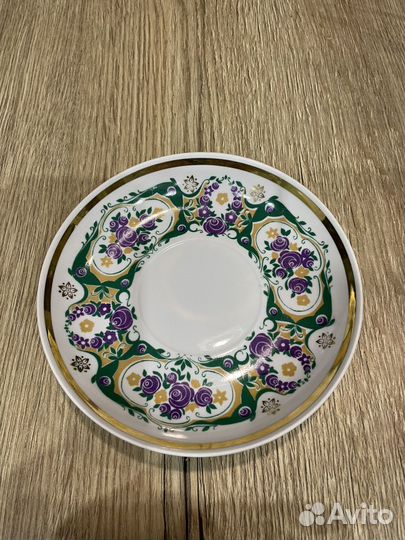 Фарфоровая чайная пара времён СССР