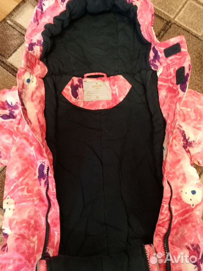 Зимний комбинезон для девочки 86