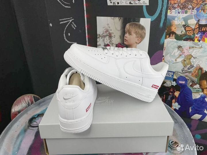 Кроссовки Nike Air Force x Supreme арт:5670129