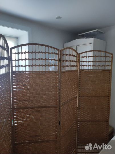 Ширма из ротанга