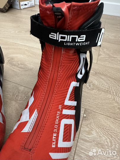 Продаются коньковые юниорские ботинки Alpina р. 39