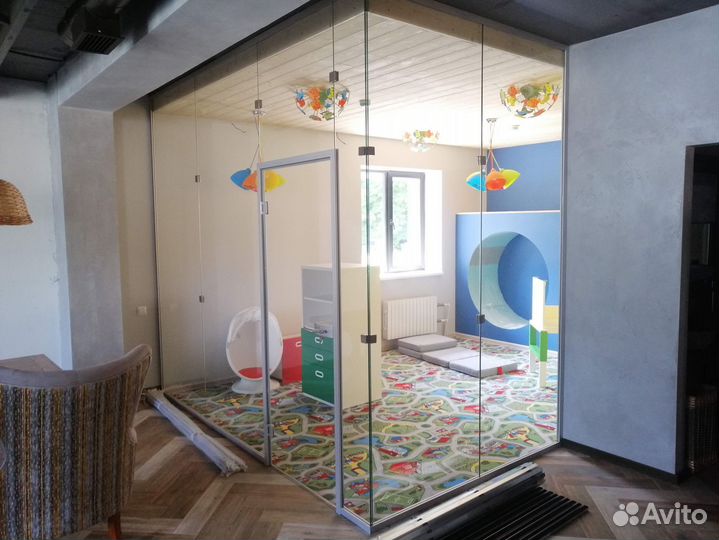 Стеклянные перегородки