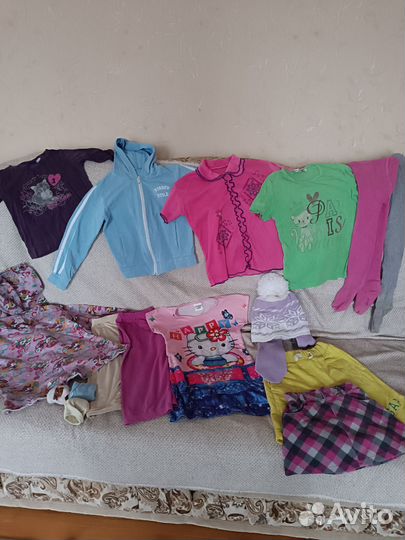 Детская одежда для девочки пакетом 110р
