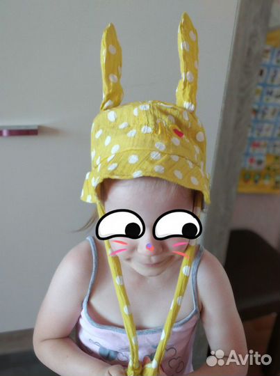 Панама-игрушка зайка