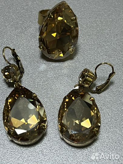 Серьги и кольцо