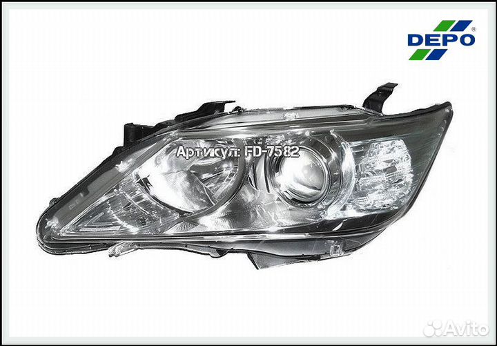 Фара левая с регулирующим Toyota Camry V50