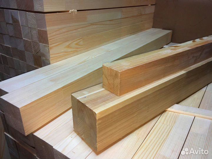 Брус 100х150х6000мм, от производителя, гост