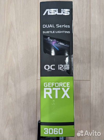 Новая видеокарта Asus Dual RTX 3060 V2 OC 12 Gb