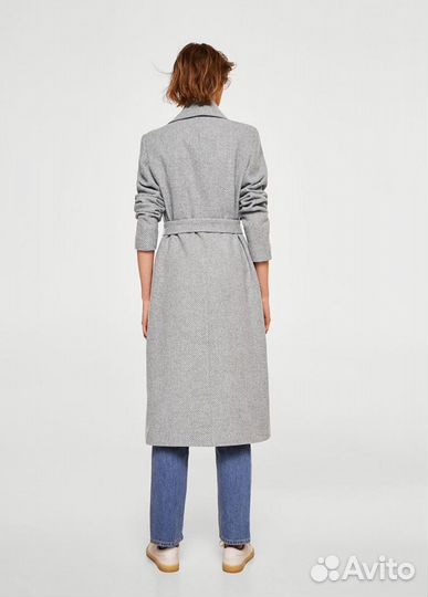 Пальто mango шерстяное