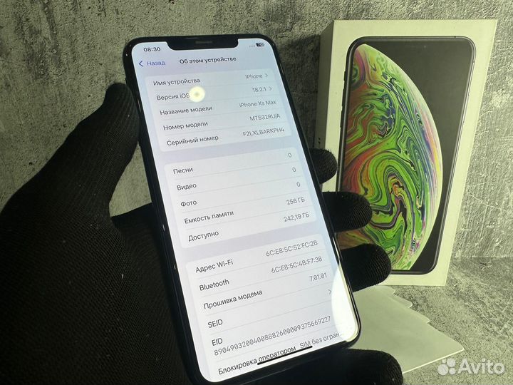 iPhone Xs Max, 256 ГБ