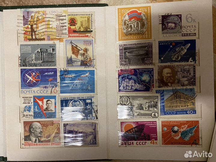 Марки открытки конверты времён СССР (почта)