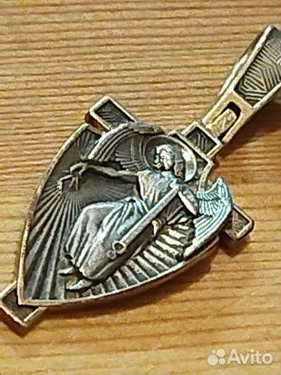 Кулон крест объёмный