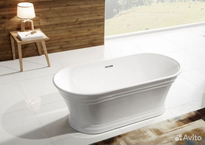 Ванна отдельностоящая акриловая BelBagno BB402, размер 170х79х60 см