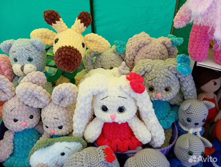 Ручная работа вязаные игрушки
