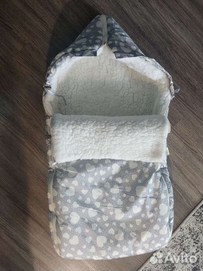 Зимний конверт в коляску