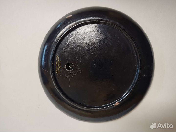 Тарелка настенная Мстëра лак СССР