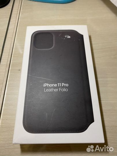 Кожаный чехол для iPhone 11 pro