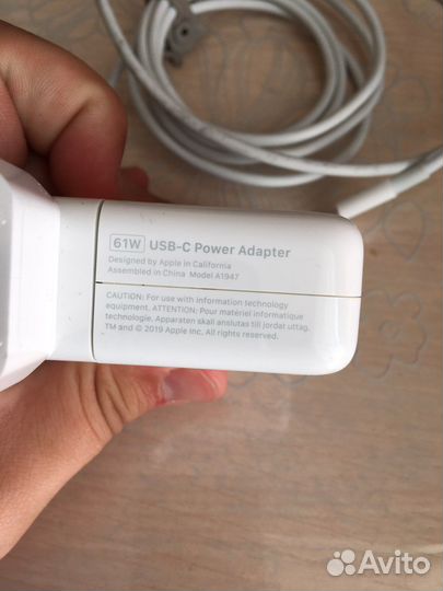Блок питания Apple USB-C Type-C 67 w Macbook