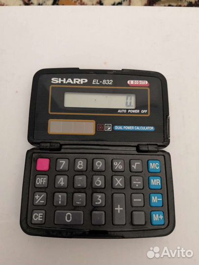 Калькуляторы : sharp EL-832 и staff