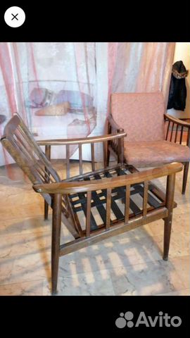 Кресла,Чехословакия-2шт.в реставрацию