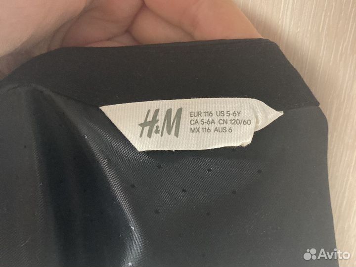 Жилетка, рубашка и бабочка р 116