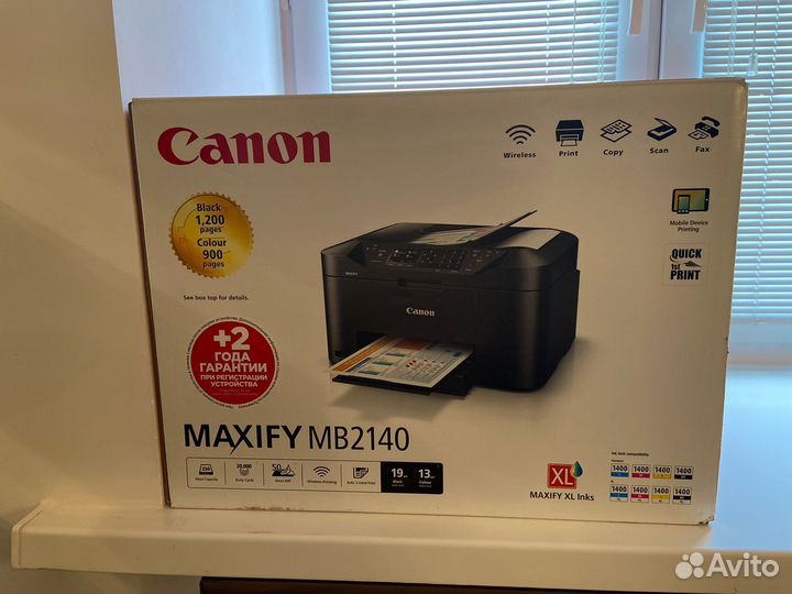 Принтер струйный Canon Maxify MB 2140