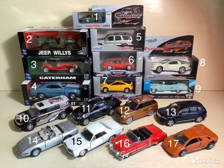 Модели Welly, Motormax, NewRay, 1/43-32