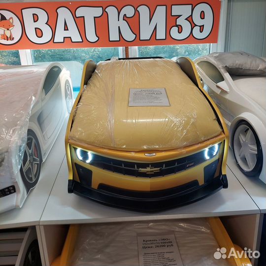 Кровать-машина Уно Камаро с выставки