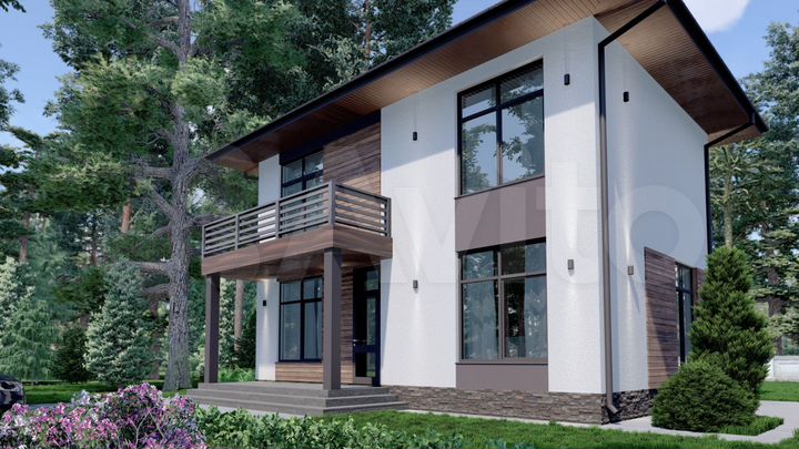 Дом 122 м² на участке 10 сот.