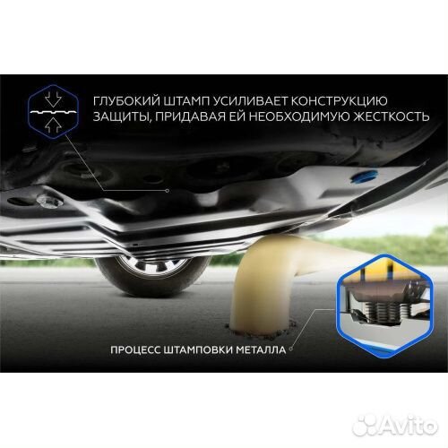 Защита картера двигателя Changan UNI-T 2020