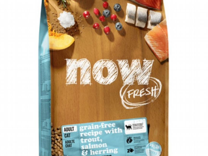 Корм Нау Now Fresh с форелью и лососем, 3,63кг