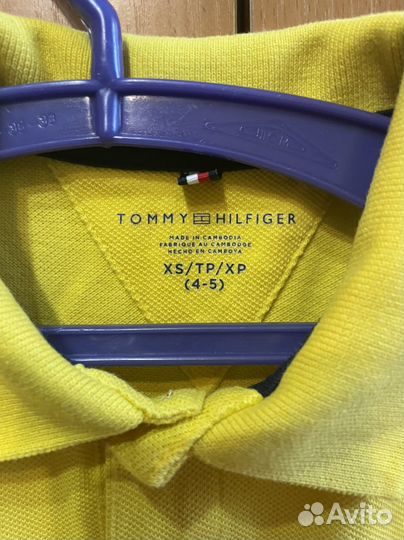 Поло tommy hilfiger 4-5 лет