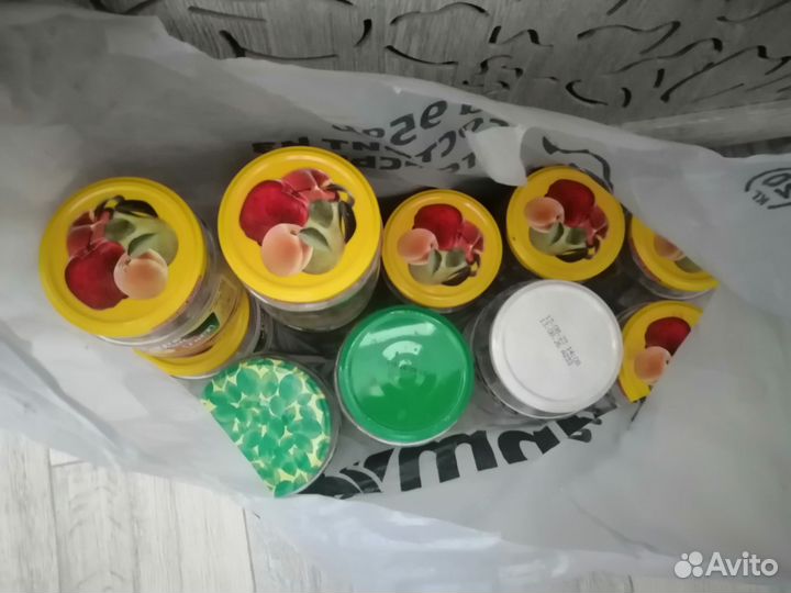 Банки стеклянные винтовые 14шт