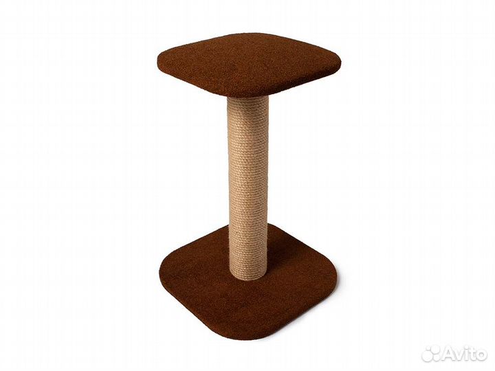 Когтеточка с полкой 