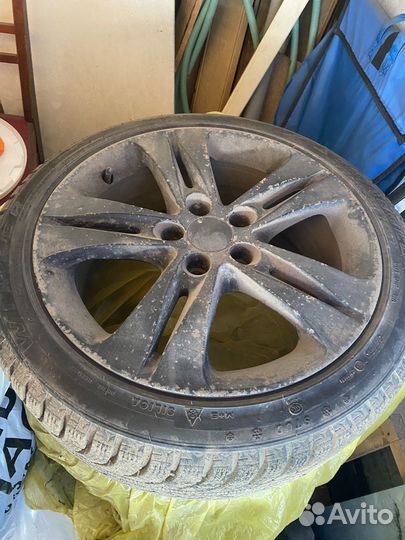 Диски r18 от honda accord 8 резина зимняя
