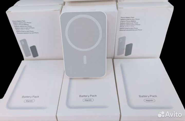 Повербанк беспроводной магнитный MagSafe 10000 1:1