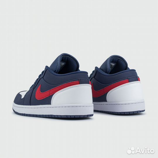 Кроссовки Nike Air Jordan 1 Low Blue / White / Red