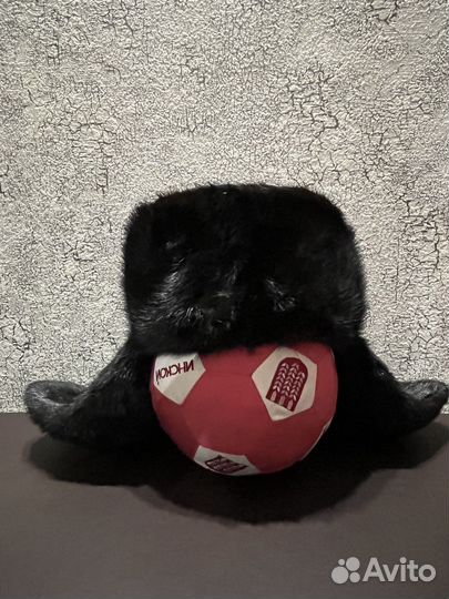 Норковая шапка мужская ушанка