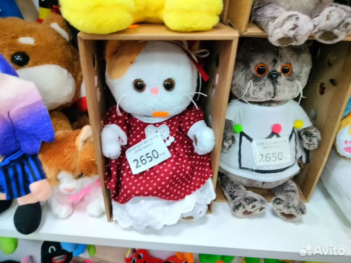 Красивый кот Басик котик купить оригинал 25 см